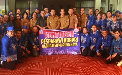 Murung Raya Kirim 50 Peserta Ikuti Pesparawi KORPRI IV Tingkat Provinsi