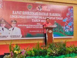 Sekda kalteng Nuryakin  buka Rapat Koordinasi Daerah Lingkungan Hidup Tahun 2023
