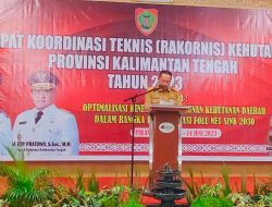 Sekda Kalteng Resmi Buka Rakornis Kehutanan Provinsi Kalteng Tahun 2023