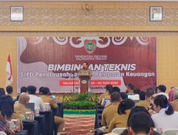 Sekda Kalteng H. Nuryakin Buka Kegiatan  Bimtek Aplikasi SIPD Penatausahaan Dan Pelaporan
