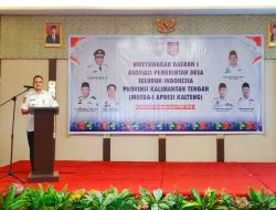 Kepala DPMD Kalteng Buka Secara Resmi Sidang Musda I APDESI  Kalteng