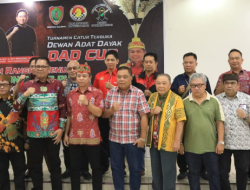 TURNAMEN CATUR DEWAN ADAT DAYAK (DAD) CUP TAHUN 2023 RESMI DIBUKA
