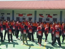 PERINGATAN HUT RI KE-78 DAN HARI KEMENKUMHAM RI-78, LAPAS PEREMPUAN PALANGKA RAYA GELAR LOMBA TRADISIONAL ANTAR PEGAWAI DAN WARGA BINAAN