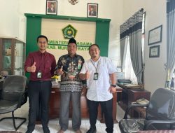 Kepala Kantor Kemenag  Mura Menyambut Kunjungan BPJS Ketenagakerjaan Barut