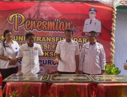 Bupati Perdie M Yoseph Resmikan Gedung Transfusi Darah, Gudang Farmasi Dan Rumah Oksigen UPTD RSUD