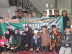 Rahmanto Muhidin Selaku Ketua DPD Lasqi Mura Lepas Kontingen FSQ Tingkat Provinsi