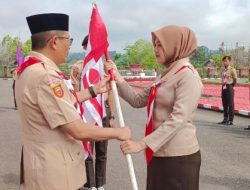 Pesan Wakil Bupati, Lepas Kontingen Pramuka Ke Cibubur Jakarta