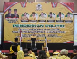 Jelang Pileg 2024, Partai Golkar Gelar Pendidikan Politik Dan Pelepasan Caleg Dapil 1 Kalteng
