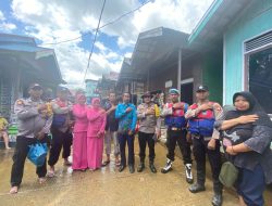 Sebanyak 106 Rumah Warga Di Wilayah Kecamatan Permata Intan Kabupaten Mura Terendam Banjir