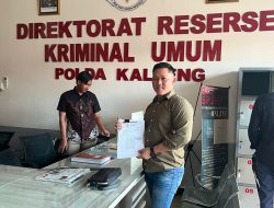 Direktur PT Investasi Mandiri Dilaporkan ke Ditreskrimum Polda Kalteng, Diduga Terima Fee