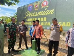 PJ Bupati Hermon Hadiri Peresmian Sumur Bor Program Baksos Tni Manunggal Air
