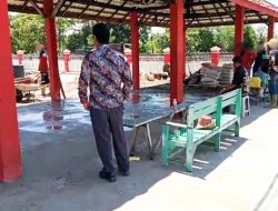 Dalam Rangka Mengoptimalkan Pelayanan Publik, Lapas Sampit Perbaiki Tempat parkir