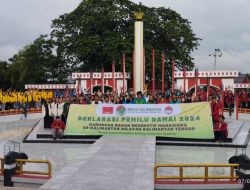 Gabungan BEM Se- Kalimantan Wilayah Kalteng Gelar Deklarasi Pemilu Damai 2024