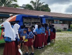 Dinas Perpustakaan Barsel Melaksanakan Layanan Baca Keliling Supaya Menumbuhkan Minat Baca Sejak Dini
