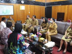 Farid Wajdi Kepala Disnakertrans Prov. Kalteng Menerima Kunjungan Komisi I DPRD Kab. Lamandau