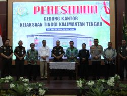 Kepala Kejaksaan Tinggi Kalimantan Tengah, Dr. Undang Mugopal, SH., M.Hum Resmikan Gedung Baru Kejati