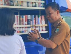 Dinas Perpustakaan Barsel Memberikan Pelayanan Membaca di RS Buntok