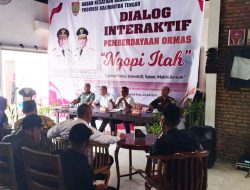Pemprov Melalui Kesbangpol Kalteng Gelar Kegiatan Dialog Interaktif “Ngopi Itah” Bersama Sejumlah Ormas