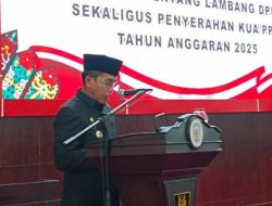 Pj. Bupati Murung Raya Hermon, Hadiri Rapat Paripurna Ke- 2 Masa Sidang II