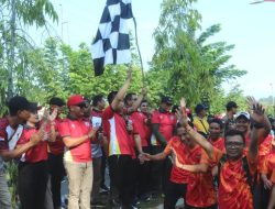 Jalan Sehat HUT ke-22 Murung Raya: Pj Bupati Hermon Ajak Masyarakat Jaga Kebersamaan”