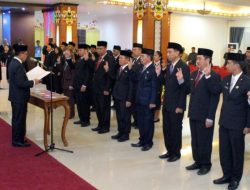 Sejumlah Pejabat Tinggi Pratama, Administrator dan Fungsional di Lingkungan Pemkab Murung Raya Resmi Dilantik