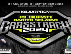 Sirkuit Danau Biru Jadi Pusat Hiburan, Pj Bupati Barsel Gelar Kejurprov Grasstrack Tanpa Biaya