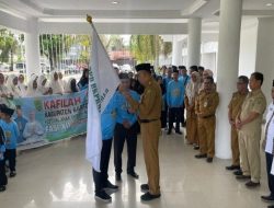 Pj Bupati Barsel Lepas 120 Kafilah FASI untuk Bertanding di Tingkat Provinsi Kalteng