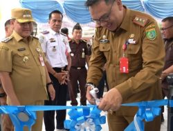 Pj Bupati Barsel Resmikan UPTD Dishub di Dermaga Pasar Lama Buntok