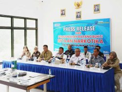 April – Mei 2025, BNNP Kalteng Ungkap Sejumlah Kasus Peredaran Narkotika