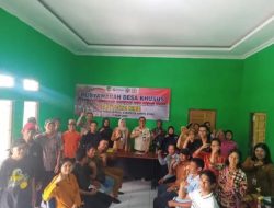 Anggota DPRD Barito Utara, Mengucapkan Selamat Atas Dibentuknya Koperasi Merah Putih Di Desa Datai Nirui, Kecamatan Teweh Tengah