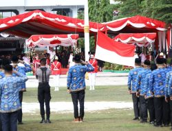 Upacara HUT ke-80 Kemerdekaan RI di Kalteng Dipimpin Gubernur Agustiar Sabran