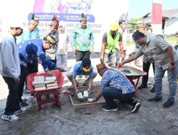 Gubernur Kalteng Letakkan Batu Pertama Kantor UPT Pengolahan Limbah Medis