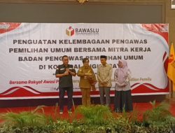 Bawaslu Palangka Raya Gandeng Mitra Kerja Perkuat Pengawasan Pemilu