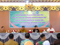 Dinas Pertanian dan Perikanan Kabupaten Mura, Pastikan Program Cetak Sawah Berbasis Kajian Ilmiah