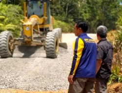 Pemkab Barut Tingkatkan Infrastruktur Jalan di Kecamatan Teweh Timur