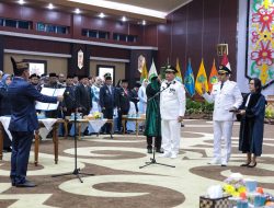 Gubernur Kalteng H. Agustiar Sabran Resmi Melantik Bupati dan Wakil Bupati Barito Utara Periode 2025 – 2030