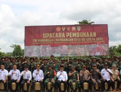 Ini Kata Pj. Bupati Barito Utara Saat Buka TMMD Reguler ke-126 Kodim 1013/Mtw di Desa Jamut