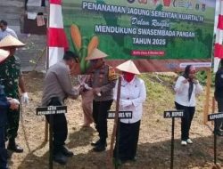 Tanam Jagung Serentak Guna Dukung Swasembada Pangan, Wujudkan Sinergi Lintas Sektor