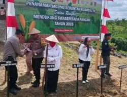 Guna Dukung Swasembada Pangan, Wujudkan Sinergi Lintas Sektor Melalui Program Tanam Jagung Serentak