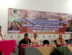 Staf Ahli Bupati Buka Rakor Parisada Hindu Dharma Indonesia Kabupaten Barito Utara