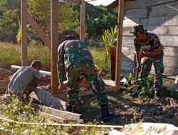Bangun MCK di Desa Jamut, Wujud Nyata Gotong Royong TNI dan Rakyat Oleh Satgas TMMD ke 126 Kodim 1013 Muara Teweh