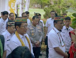 Gubernur Kalteng Sambut Menkum RI Dalam Kunjungan Kerja Dan Peresmian Posbakum