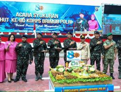 Hadiri HUT Ke- 80 Brimob, Gubernur Kalteng Apresiasi Peran Brimob dalam Menjaga Keamanan Daerah