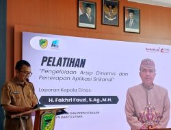 Tingkatkan Tata Kelola Arsip Daerah, Dissiptaka Barito Utara Gelar Pelatihan
