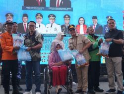 Gubernur Kalteng Agustiar Sabran, Resmikan Pasar Murah dan Salurkan Bantuan Pangan Presiden