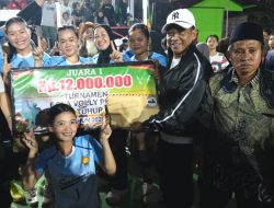 Dukung Prestasi Olahraga, Bupati Mura, Heriyus Hadiri Final Bola Voli Muara Tuhup CUP-02