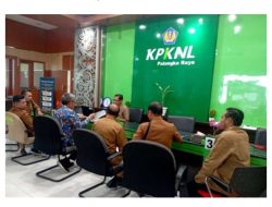 Pemkab Barito Utara Koordinasi dengan KPKNL Terkait Program Pelebaran Jalan