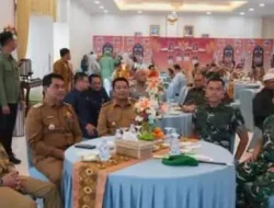 Bupati Barito Utara dan Wakil Bupati, Hadiri Setijab Dandim 1013 Muara Teweh
