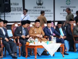 Hadiri Hari Bhakti PU ke-80, Bupati Barito Utara Tegaskan Komitmen Infrastruktur Merata
