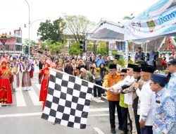 Gubernur Kalteng H. Agustiar Sabran, Buka Pawai Tarhib Ramadan 2026